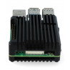 Gehäuse für Raspberry Pi 4B - Aluminium - Schwarz