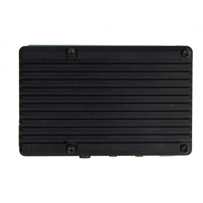 Gehäuse für Raspberry Pi 4B - Aluminium - Schwarz