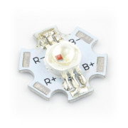 Power LED Star 3 W - RGB mit Kühlkörper