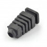 Biegestück für Kabel schwarz Kradex – Durchmesser 5 mm