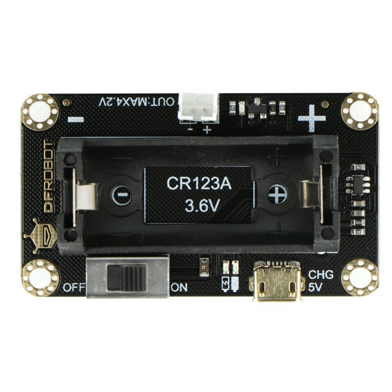 DFRobot - CR123A Batteriehalter für Mikro: Maqueen