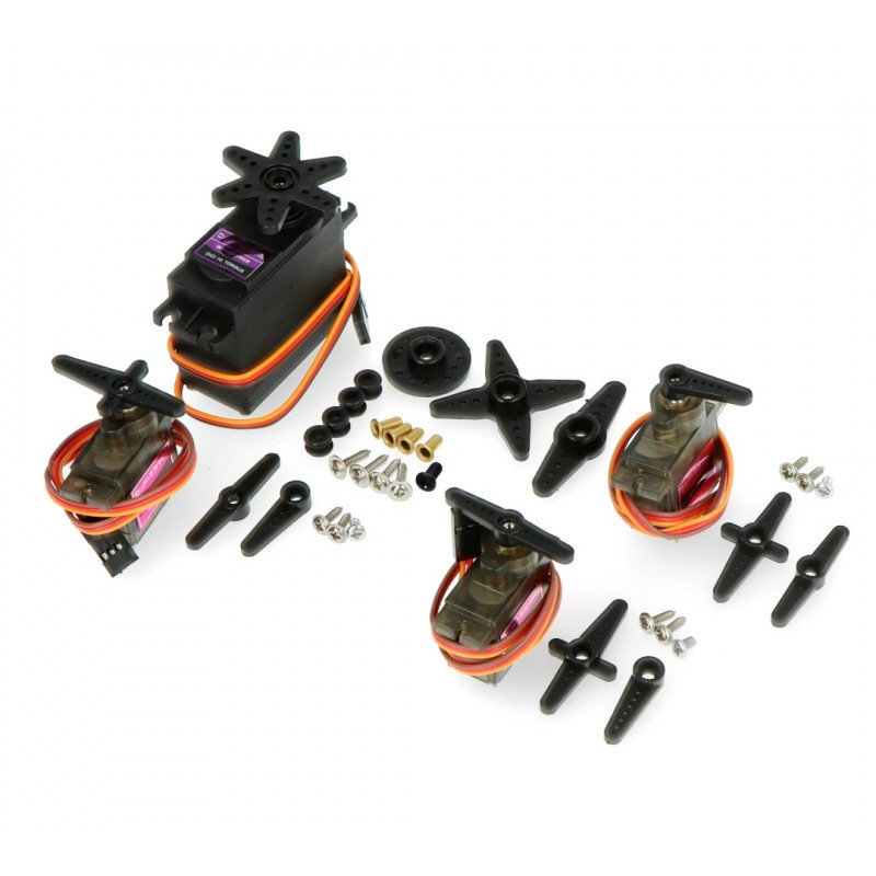 4-DOF Metall-Roboterarm-Kit Bluetooth / WiFi für Raspberry Pi