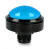 Druckknopf 6cm - blau - flach