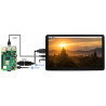 Kapazitiver IPS-LCD-Touchscreen 15,6 '' (H) 1920x1080px HDMI + USB für Raspberry Pi 4B / 3B + / 3B / Zero + Gehäuse