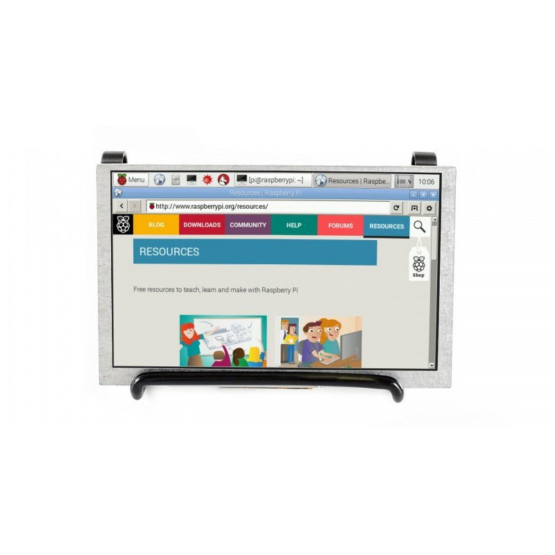 Waveshare DPI-Bildschirm - LCD IPS 5 '' 800x480px für Raspberry Pi 4B / 3B + / 3B / Zero