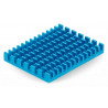 Kühlkörper 40x30x5mm für Raspberry Pi 4 mit Wärmeleitband - blau