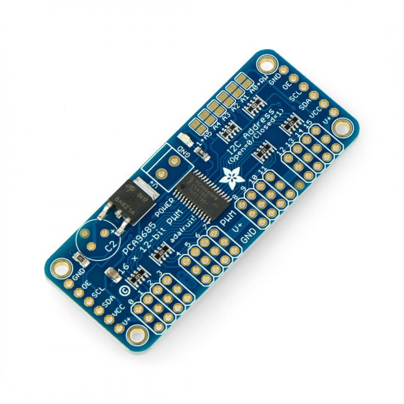 PCA9685 - 16-Kanal-12-Bit-PWM-I2C-Servotreiber -