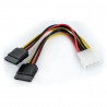 Molex-Netzkabel – 2x SATA – 15 cm