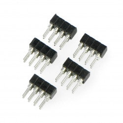 2x4 Buchse, Raster 2 mm