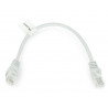 Ethernet-Patchkabel UTP 5e 0,25 m - grau