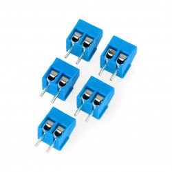 ARK-Stecker, 3,5-mm-Raster 2-polig (+) - 5 Stk.