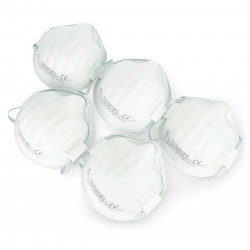 Vorel 74540 FFP1/K filtrierende Halbmaske – 5 Stk.