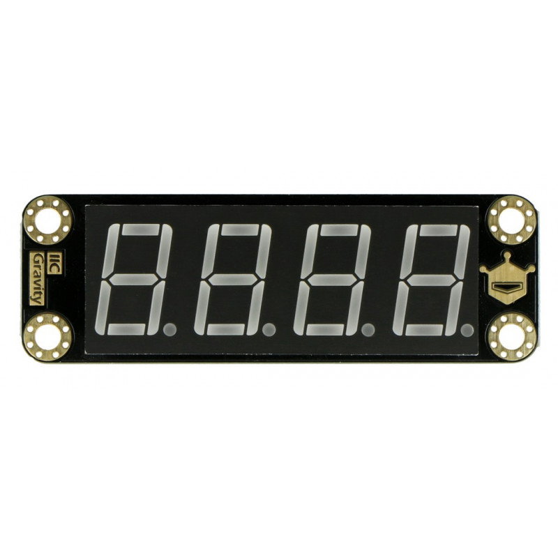 DFRobot Gravity - 4-stellige Segmentanzeige - rot - DFRobot DFR0645-R
