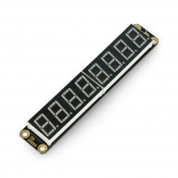 DFRobot Gravity - 8-stellige Segmentanzeige - grün - DFRobot DFR0646-G