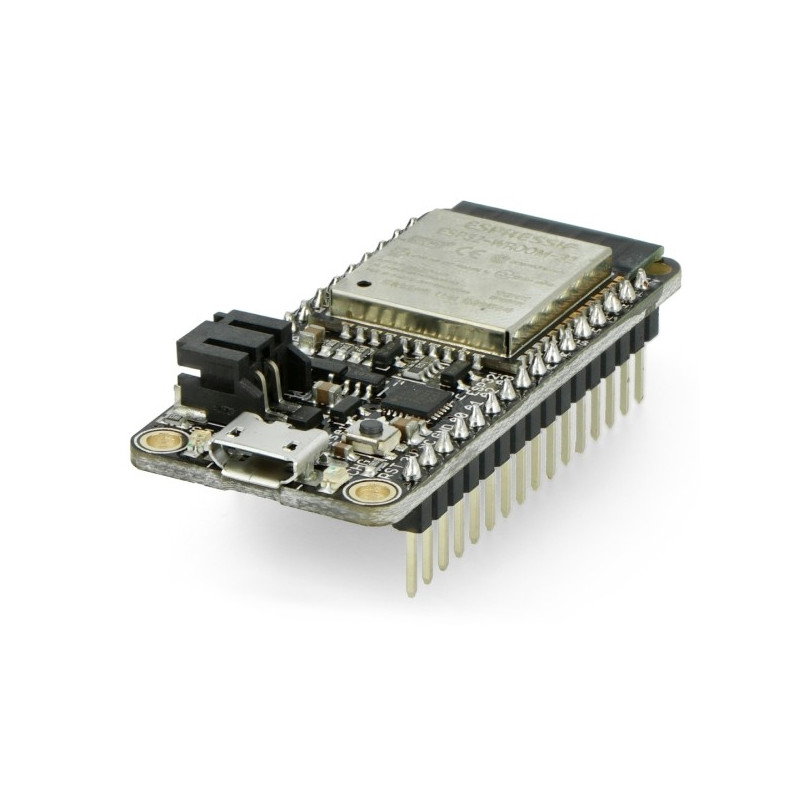 Adafruit Feather Huzzah ESP32 - WiFi-Modul, Bluetooth GPIO - gelötete Anschlüsse
