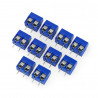 ARK Stecker 5,0mm Raster 2-pin (+) - 10 Stk.