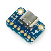 Adafruit-Modul mit USB-Typ-C-Buchse - Anschluss für das Steckbrett