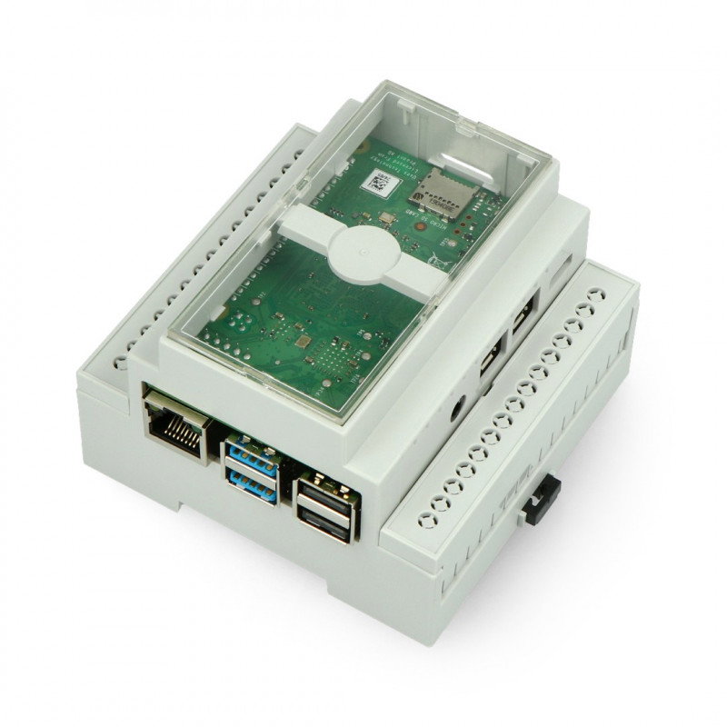 Gehäuse für Raspberry PI 4, DIN-SCHIENE