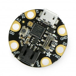Adafruit GEMMA M0 - Miniaturplattform mit ATSAMD21E18 3,3 V Mikrocontroller