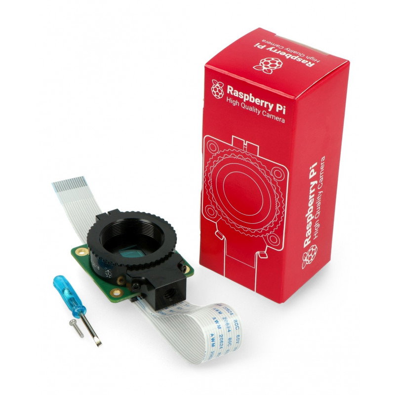 Kamera Raspberry Pi HQ IMX477R 12,3 MPx - für Raspberry Pi