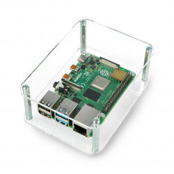 Gehäuse für HiFiBerry und Raspberry Pi Model 2B/B+ offen, transparent