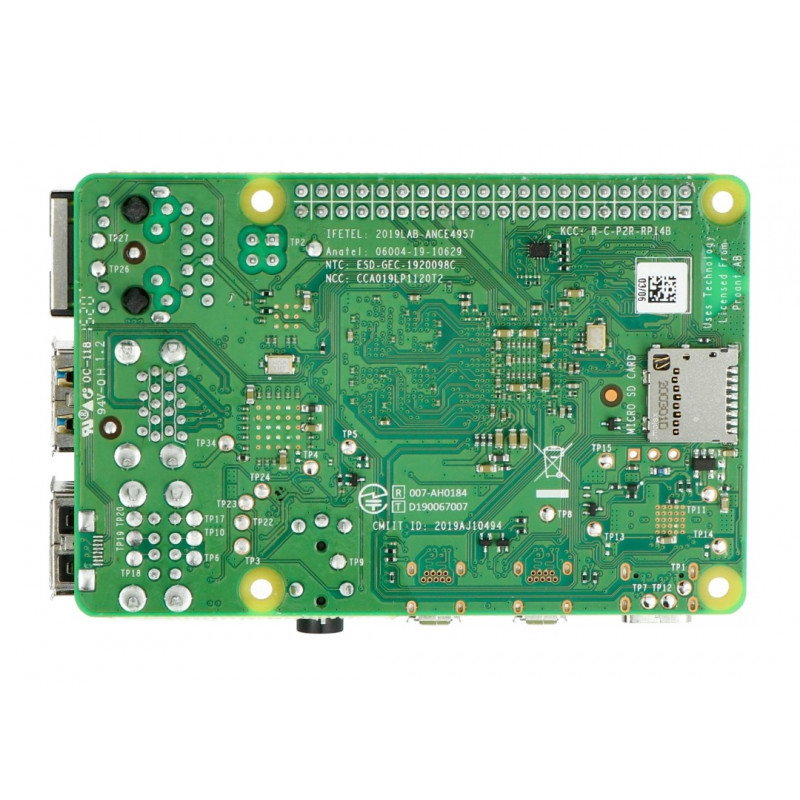 Raspberry Pi 4 Modell B WiFi DualBand Bluetooth 8 GB RAM 1,5 GHz