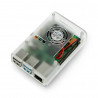 Gehäuse für Raspberry Pi 4B mit Lüfter - transparent