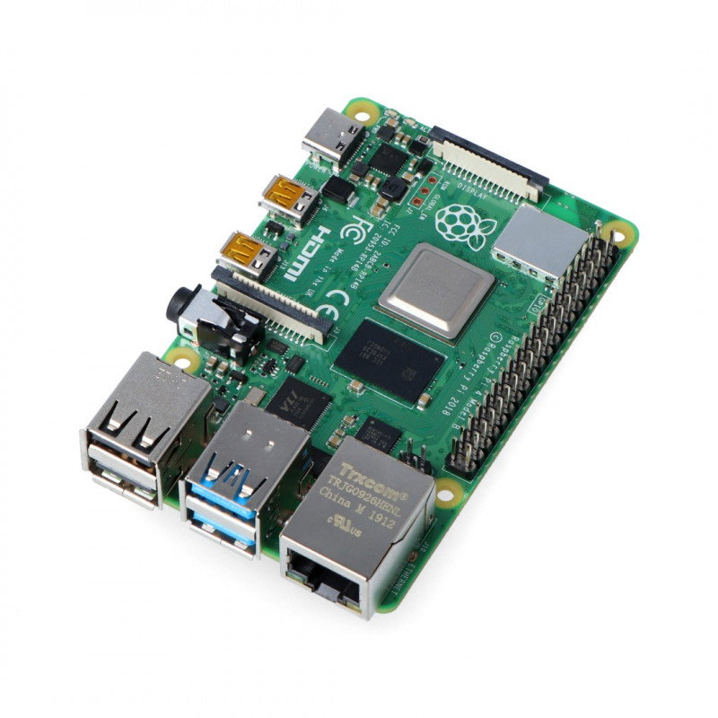 Kit mit Raspberry Pi 4B WiFi 8GB RAM + offiziellem Zubehör