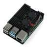 Set mit Raspberry Pi 4B WiFi 8GB RAM + Zubehör - Gehäuse mit zwei Lüftern