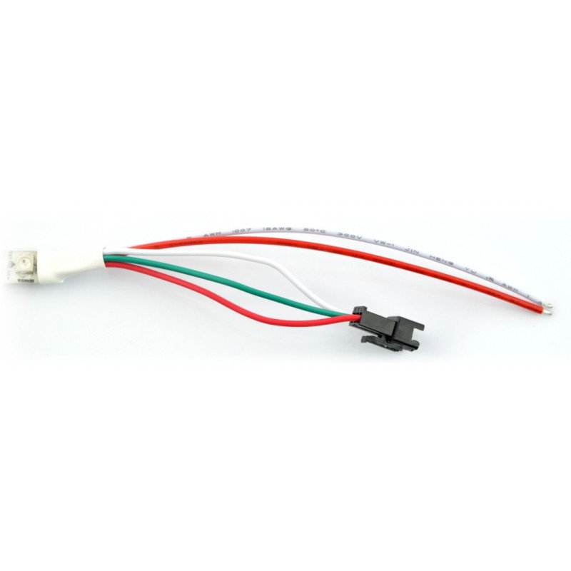 RGB-LED-Streifen WS2812 IP65 60 Dioden / m, 18 W / m, 5 V - 5 m
