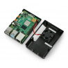 Gehäuse für Raspberry Pi 4 mit Lüfter - schwarz