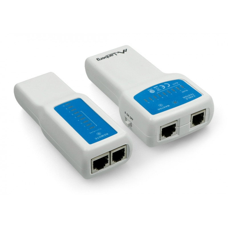 Netzwerkkabeltester RJ45 / RJ12 / RJ11 - Lanberg NT-0402