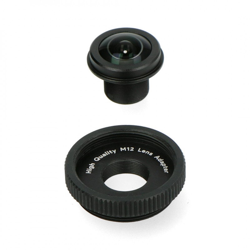 Fisheye M12 1,56 mm Objektiv mit Adapter für Raspberry Pi Kamera - AduCam LN031