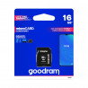 Goodram M1AA microSD 16GB 100MB/s UHS-I Klasse 10 Speicherkarte mit Adapter