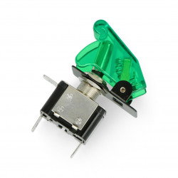 Kippschalter ON-OFF 12V / 20A beleuchtet - grün