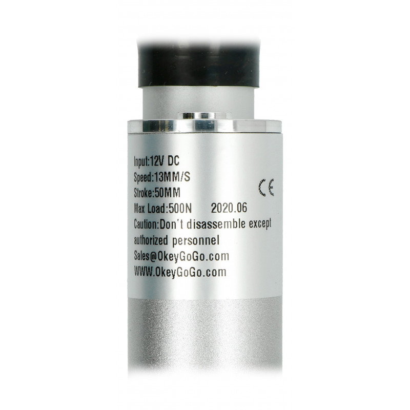 Elektrischer Stellantrieb LA10 500N 13mm/s 12V - 5cm Hub