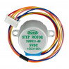Schrittmotor mit Getriebe 28BYJ-48 5V 0.3A 0.03Nm mit Treiber ULN2003