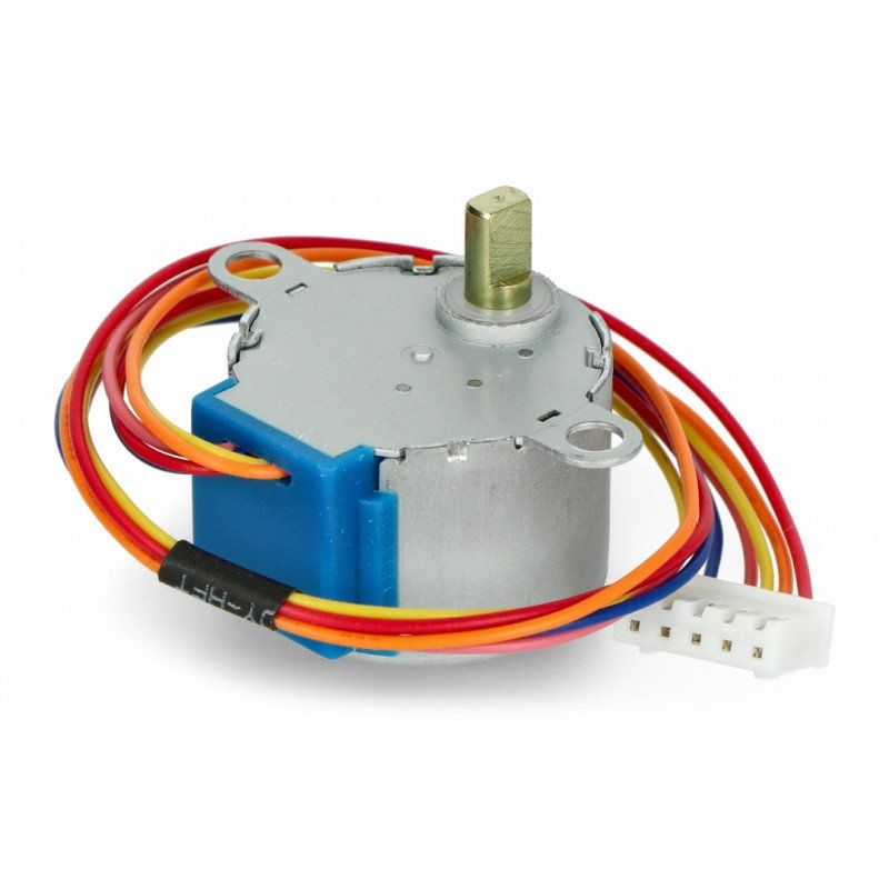 Schrittmotor mit Getriebe 28BYJ-48 5V 0.3A 0.03Nm mit Treiber ULN2003