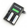 EverActive NC-450 Batterieladegerät - AA, AAA 1-4 Stck. - Schwarz