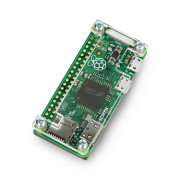 Raspberry Pi Zero Gehäuse - Fluo Open - schwarz und transparent