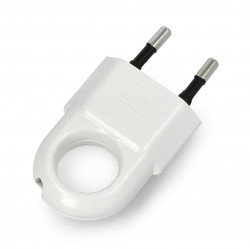 WTP2C-Stecker - flach mit Griff - weiß
