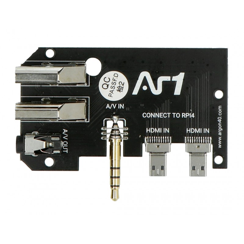 Aluminiumgehäuse für Raspberry Pi 4B mit Lüfter - Argon ONE M.2