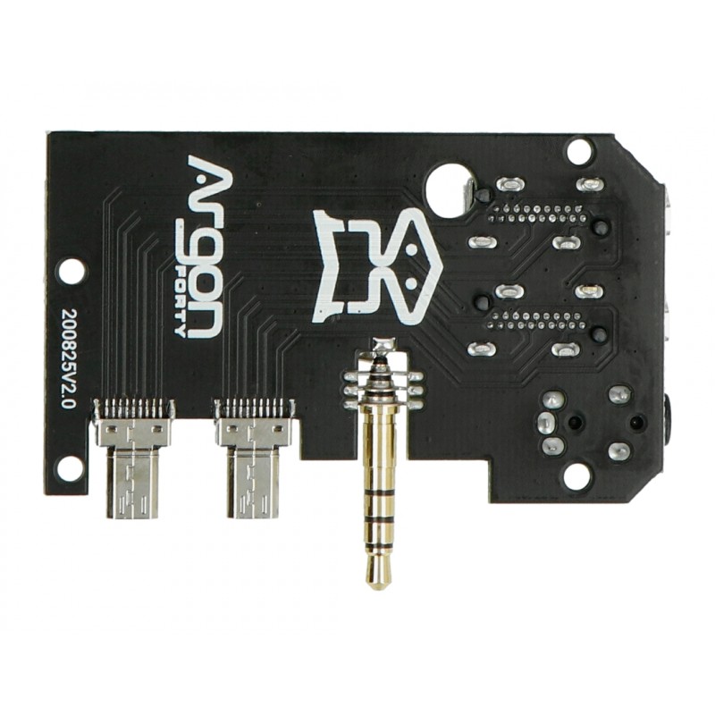 Aluminiumgehäuse für Raspberry Pi 4B mit Lüfter - Argon ONE M.2