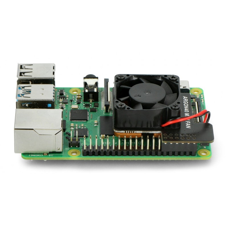 Gehäuse für Raspberry Pi 4B - Argon Poly + Vented mit