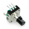 Encoder mit Drucktaster, 24 Impulse, 15 mm – EC12 vertikal