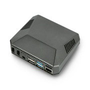 Aluminiumgehäuse für Raspberry Pi 4B mit Lüfter - Argon One - grau