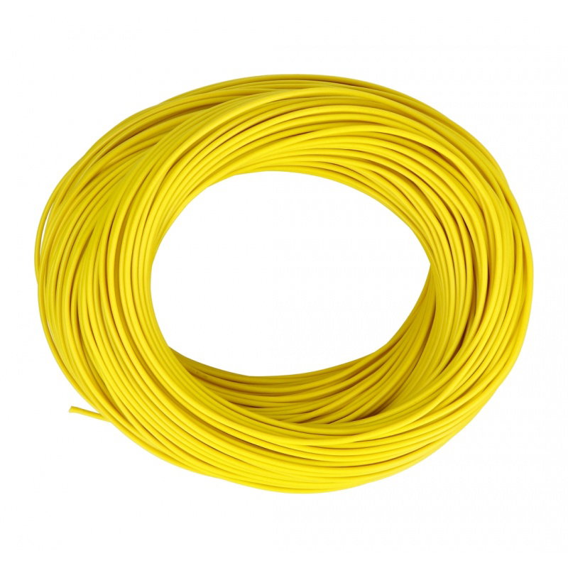 Installationskabel LgY 1x0,5 H05V-K - gelb - 100m Rolle