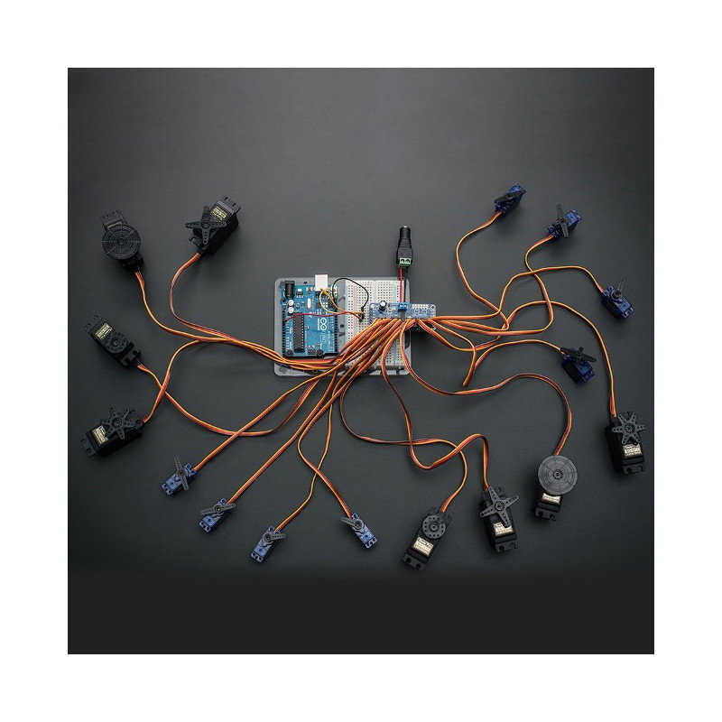 PCA9685 - 16-Kanal-12-Bit-PWM-I2C-Servotreiber -