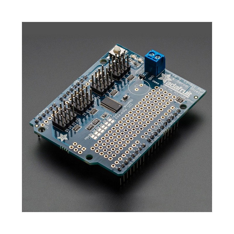 16-Kanal, 12-Bit PWM I2C Shield Servotreiber für