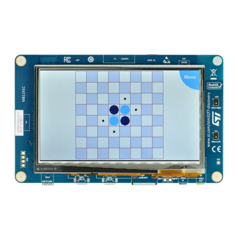 STM32F746G-Disco Discovery STM32F746NG - Cortex M7 + Touchscreen, kapazitiv 4,3 ''